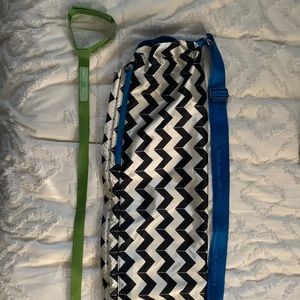 Lululemon yoga mat carry bag and mat strap.